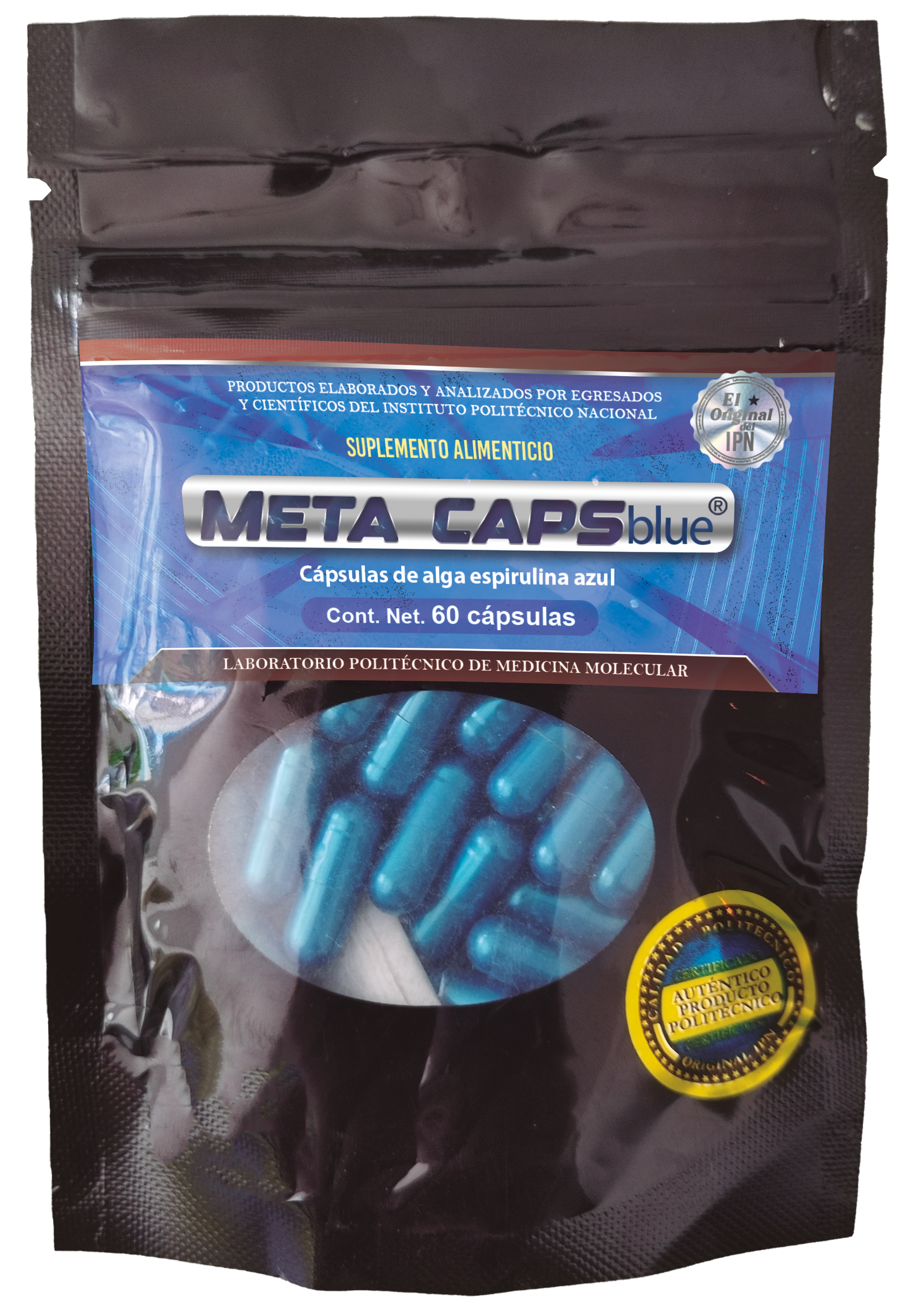 META CAPS BLUE